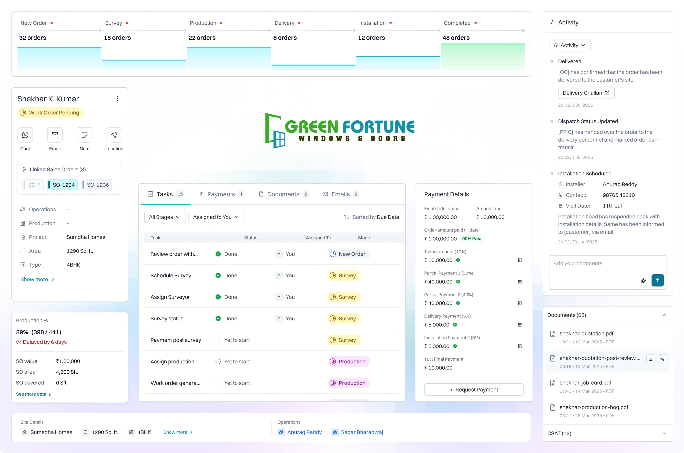 GreenFortune project preview